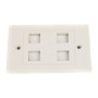 PLACA KEYSTONE 4 PORT