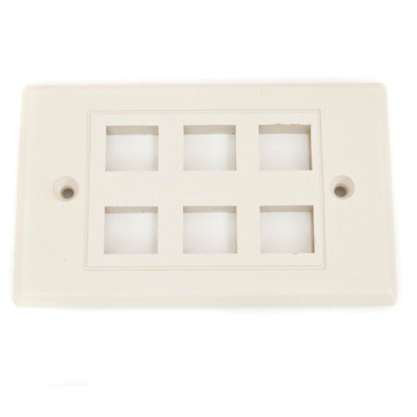 PLACA KEYSTONE 6 PORT