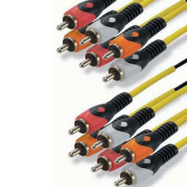 CABLU 6RCA/6RCA 5.1 D.B - 2.5M CABLU 6RCA/6RCA 5.1 D.B - 2.5M