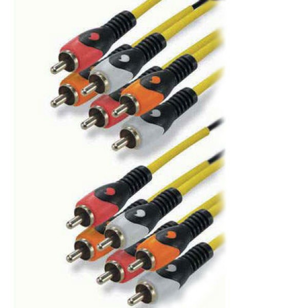 CABLU 6RCA / 6RCA 5.1 HQ 5M CABLU 6RCA / 6RCA 5.1 HQ 5M