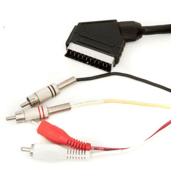 CABLU SCART TATA - 2RCA TATA PVC+2RCA TATA ME