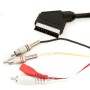 CABLU SCART TATA - 2RCA TATA PVC+2RCA TATA ME