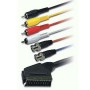 CABLU SCART TATA - 4RCA TATA+2BNC TATA 1.5M
