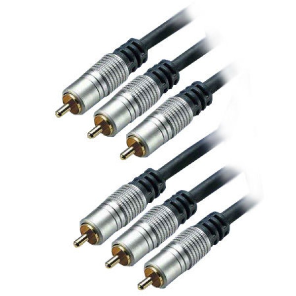 HT CABLU 3RCA TATA - 3RCA TATA 10M HT CABLU 3RCA TATA - 3RCA TATA 10M