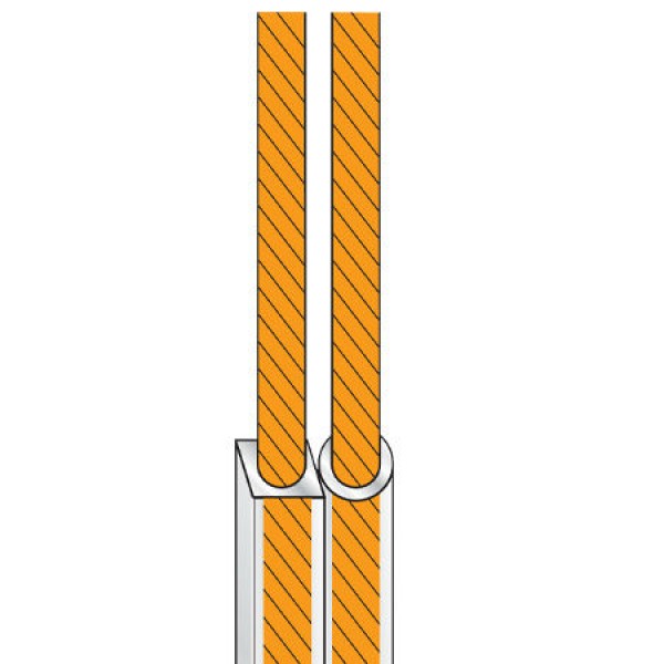 CABLU DIFUZOR 2X1.00 TRANSPARENT ROLA 5M EDC