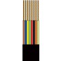 CABLU TEL.PLAT 8 FIRE NEGRU - 100M
