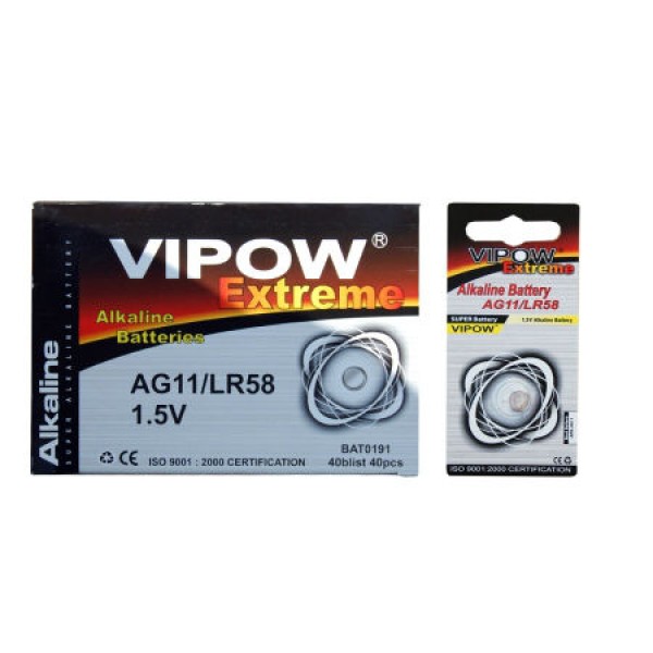 BATERIE VIPOW EXTREME AG11 1 BUC/BLISTER