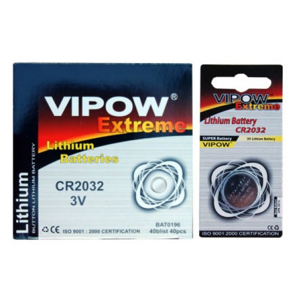BATERIE VIPOW EXTREME CR2032 1 BUC/BLISTER