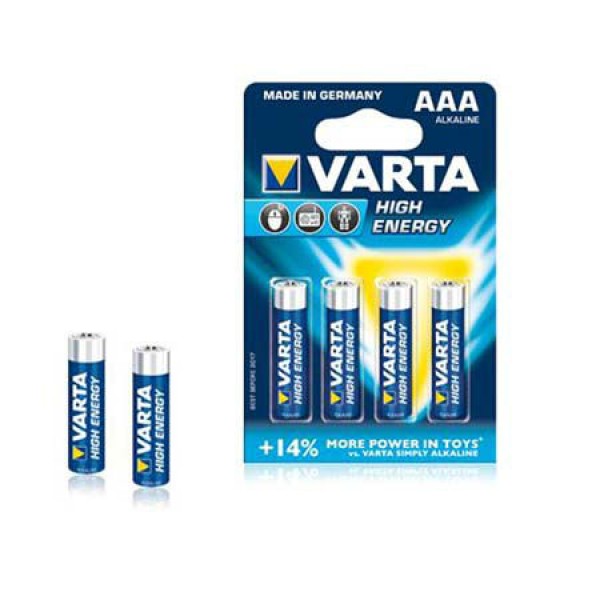 BATERIE ALCALINA LR03 BLISTER 4BUC VARTA HIGH BATERIE ALCALINA LR03 BLISTER 4BUC VARTA HIGH