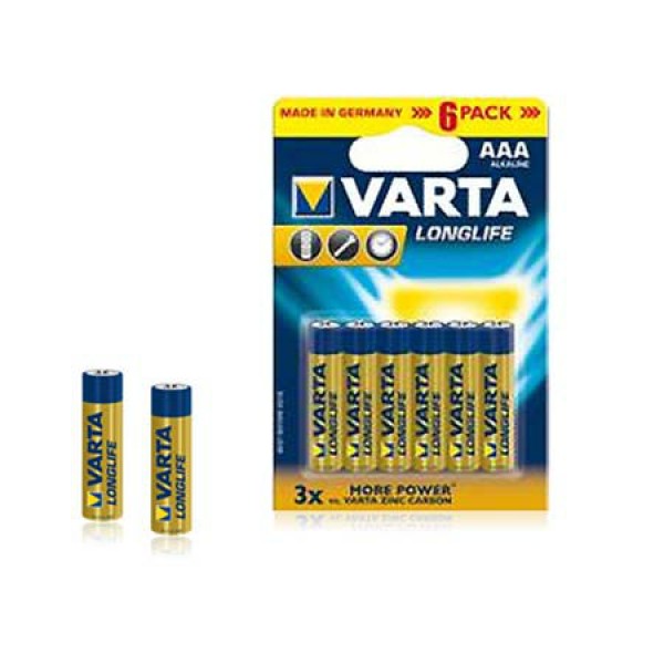 BATERIE ALCALINA LR03 BLISTER 6BUC VARTA LONG BATERIE ALCALINA LR03 BLISTER 6BUC VARTA LONG