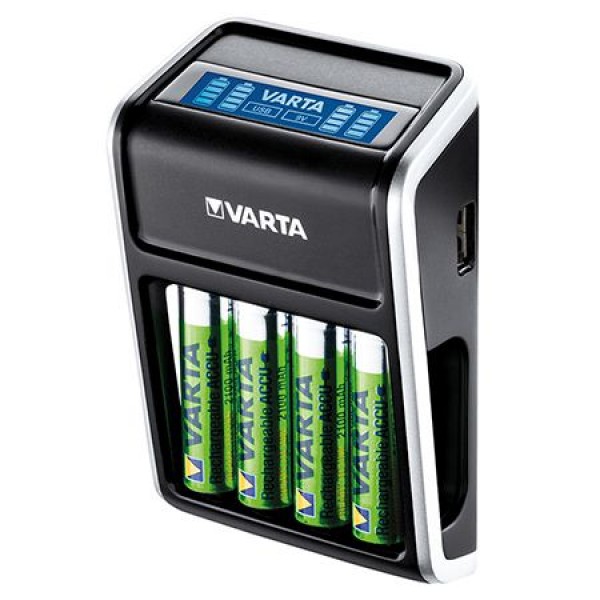 INCARCATOR LCD 4XAA 2100MAH VARTA