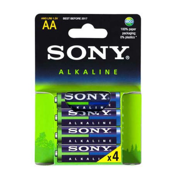 BATERIE ALCALINA LR06 SONY BLISTER 4 BUC