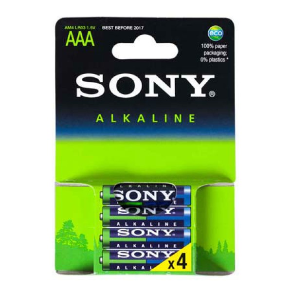 BATERIE ALCALINA LR03 SONY BLISTER 4 BUC