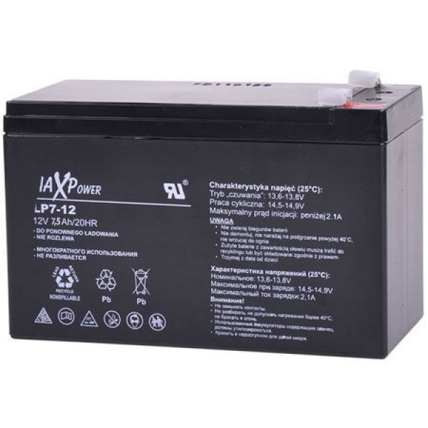 ACUMULATOR STATIONAR SLA 12V 7.5AH MAXPOWER