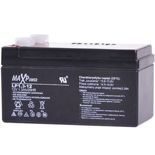 ACUMULATOR STATIONAR SLA 12V 1.3AH MAXPOWER