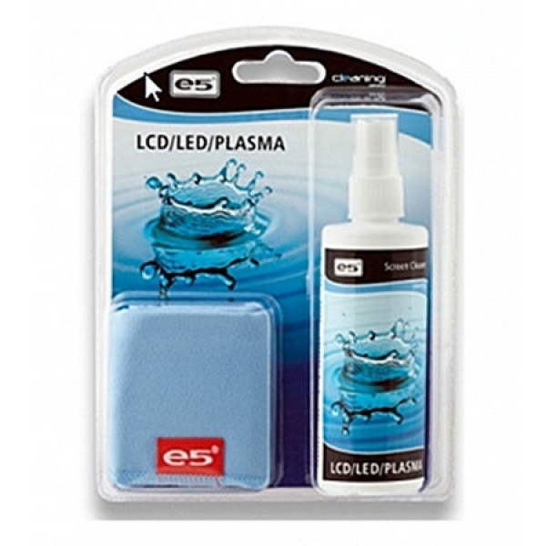 KIT CURATARE LCD/LED/PLASMA SOLUTIE+MICROFIBR
