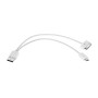 CABLU 2IN1 USB  - LIGHTNING MICRO USB