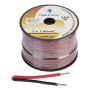 CABLU DIFUZOR CUPRU 2X1.00MM ROSU/NEGRU 100M