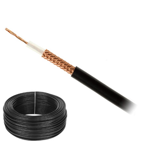 CABLU COAXIAL CUPRU H155  WLAN ROLA 100M