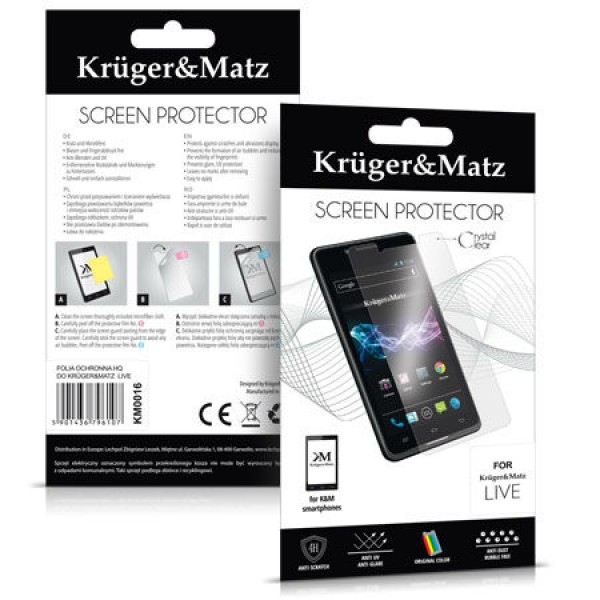 FOLIE PROTECTIE HQ KRUGER&MATZ LIVE FOLIE PROTECTIE HQ KRUGER&MATZ LIVE