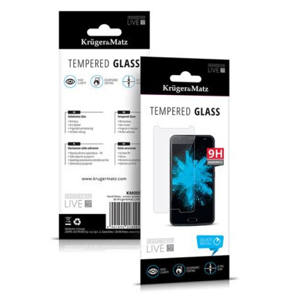 FOLIE STICLA TEMPERED GLASS LIVE 5+ KM