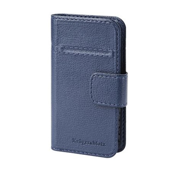 FLIP COVER UNIVERSAL BLUE 4.1-4.5 INCH K&M