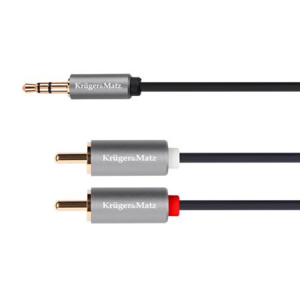 CABLU JACK 3.5 - 2RCA 3M BASIC K&M