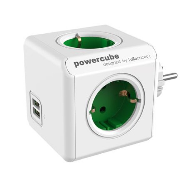 PRIZA POWER CUBE 2 USB 4 SCHUKO 16A
