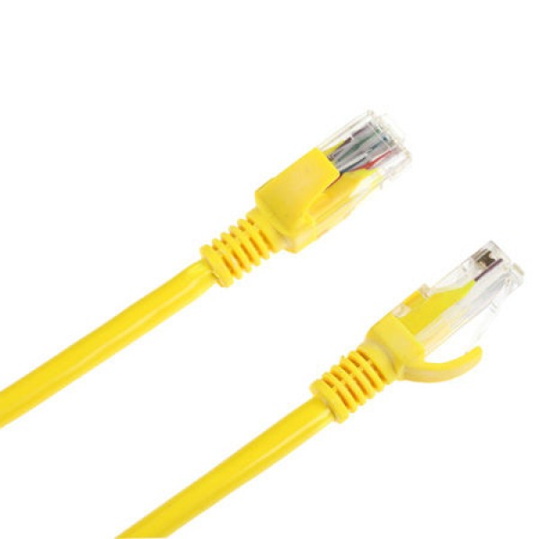 PATCHCORD UTP CAT 5E 1M GALBEN INTEX