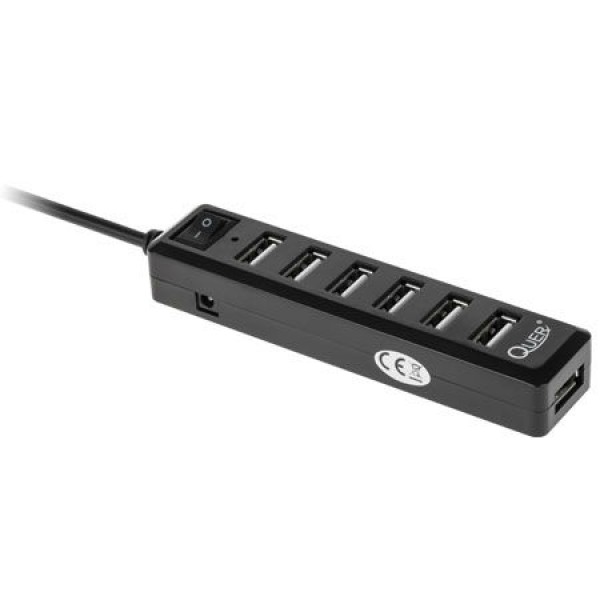 HUB USB 2.0 7 PORTURI ON/OFF QUER