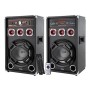 SET 2 BOXE DJ CU 2 MICROFOANE WIRELESS DJ-220