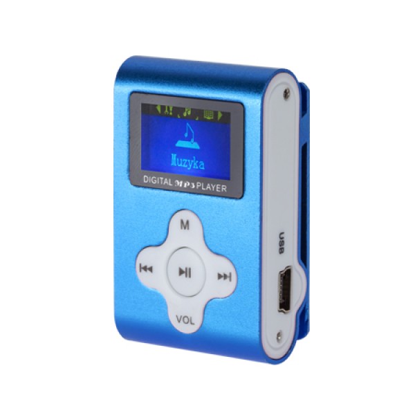 MP3 PLAYER CU FUNCTIE REPORTOFON ALBASTRU