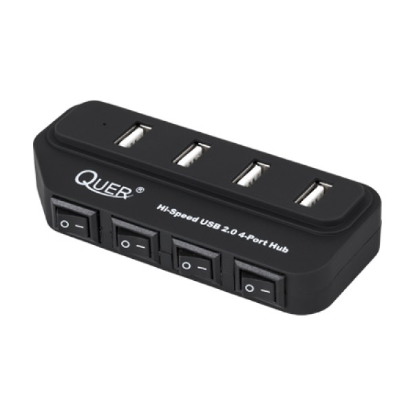 HUB USB 4 PORTURI CU INTRERUPATOR QUER
