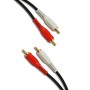 CABLU 2RCA-2RCA 3M ALBASTRU 4MM