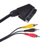 CABLU SCART-3RCA 5M