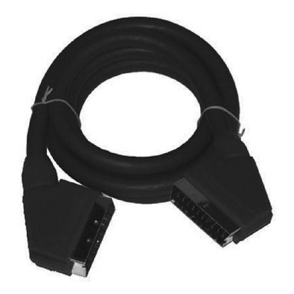 CABLU SCART-SCART 1.5M 21PINI, HQ NEGRU CABLU SCART-SCART 1.5M 21PINI, HQ NEGRU