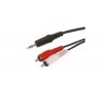 CABLU 3.5 TATA - 2X RCA TATA 1.8M