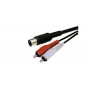 CABLU 5DIN-2XRCA