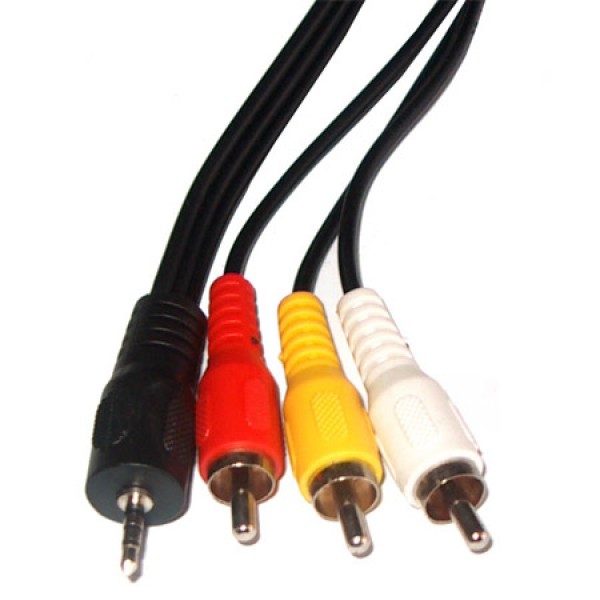 CABLU JACK 2.5MM 4CONTACTE -3 RCA