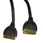 CABLU SCART-SCART 1.5M MUFE AURITE, DUBLU ECR