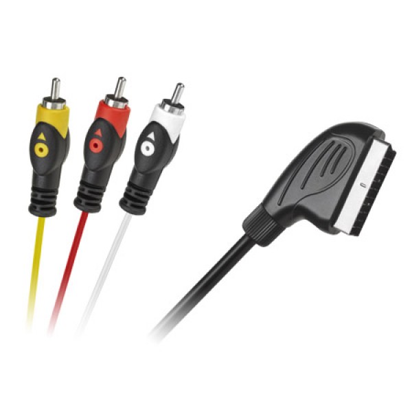 CABLU SCART - 3RCA 3M