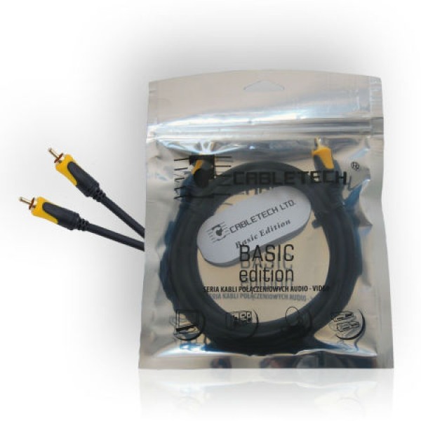 CABLU 1RCA-1RCA COAXIAL 0.5M BASIC EDITION CABLU 1RCA-1RCA COAXIAL 0.5M BASIC EDITION