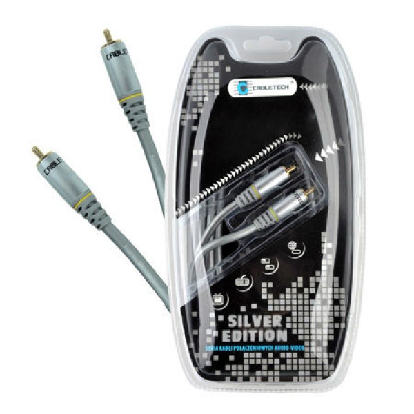 CABLU 1RCA-1RCA 1.0M COAXIAL SILVER EDITION C
