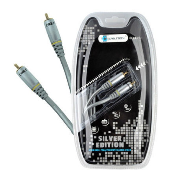 CABLU 1RCA-1RCA 1.8M COAXIAL SILVER EDITION C CABLU 1RCA-1RCA 1.8M COAXIAL SILVER EDITION C