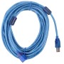 CABLU USB 2.0 TATA A - MAMA A ECRANAT 10M