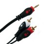 CABLU JACK 3.5 TATA - 2XRCA ECONOMIC 10M
