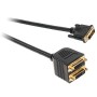CABLU DVI (24+1) TATA-2X DVI (24+5) MAMA 0.2M