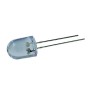LED 10MM TRANSPARENT ROSU ROTUND 10CD