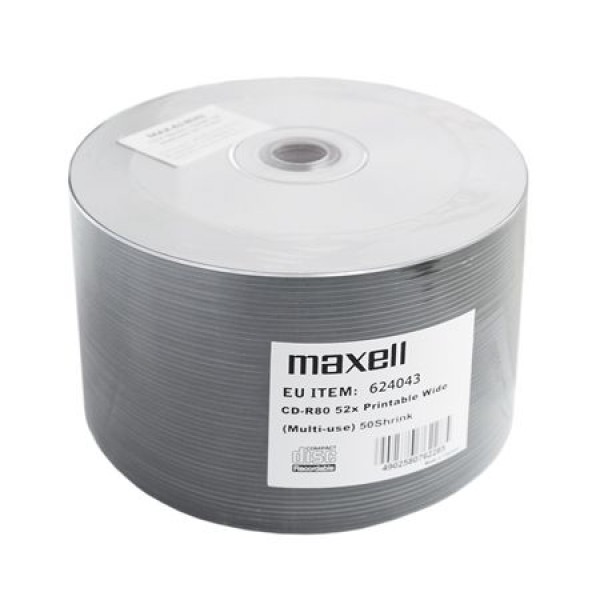 CD-R MAXELL 700MB 52X PRINTABIL SET 50 BUC