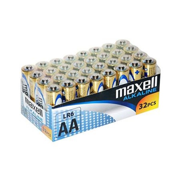 BATERIE ALCALINA LR06 FOLIE 32 BUC MAXELL